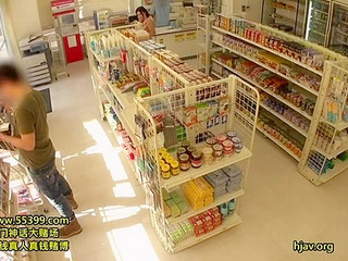 Nippon Babe's Juicy Boobs Make Her Bet on Banging Customers at the Tokyo XXX Store