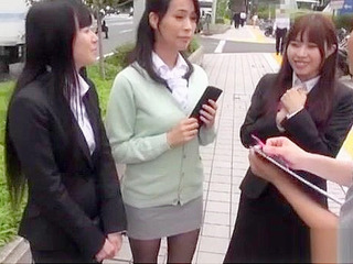 Nipponese Mama Gets Horny with Stockinged Fap & Creampie